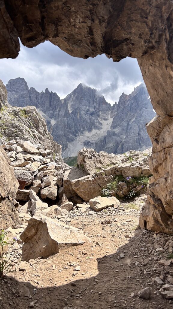 Giro ad anello al Cristo Pensante da passo Rolle con traccia