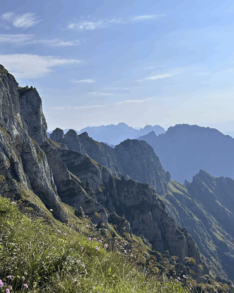 Punto panoramico dal sentiero che porta al RIfugio Dal Piaz, escursioni Veneto