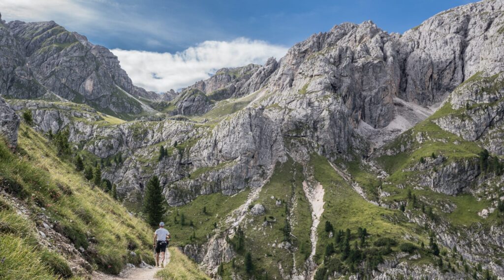 Sentiero giro ad anello Sass de Putia